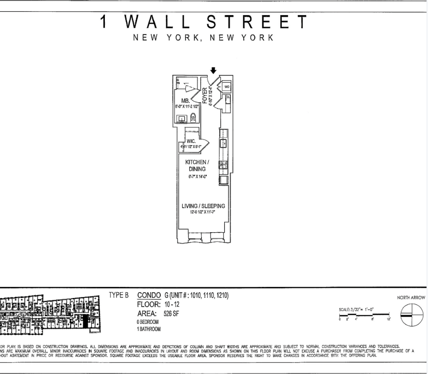 1 Wall Street 1110 Financial District New York NY 10005