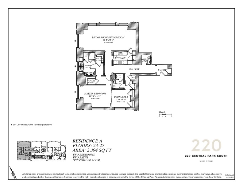 220 Central Park South 25A Central Park South New York NY 10019