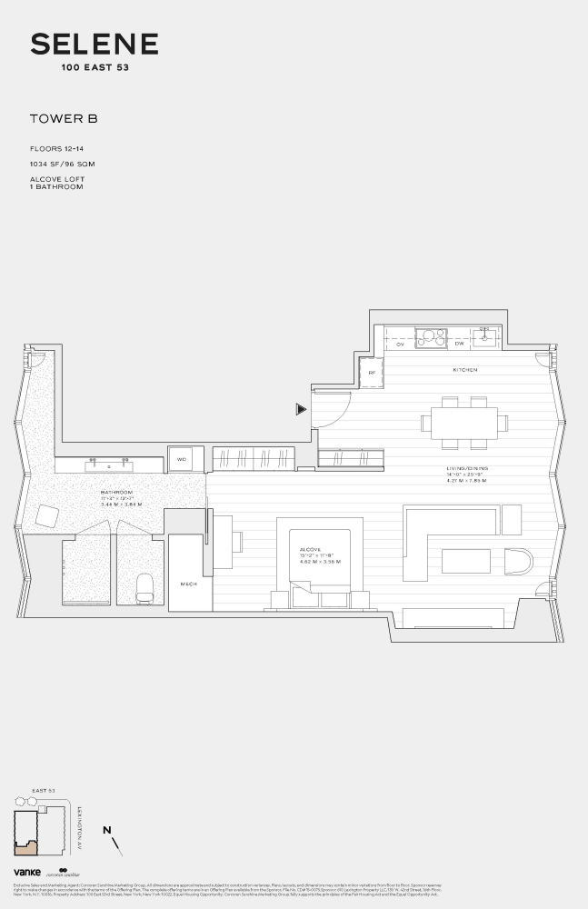 100 East 53rd Street 14B Midtown East New York NY 10022