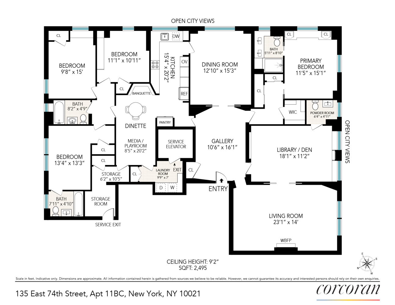 135 East 74th Street 11BC Upper East Side New York NY 10021