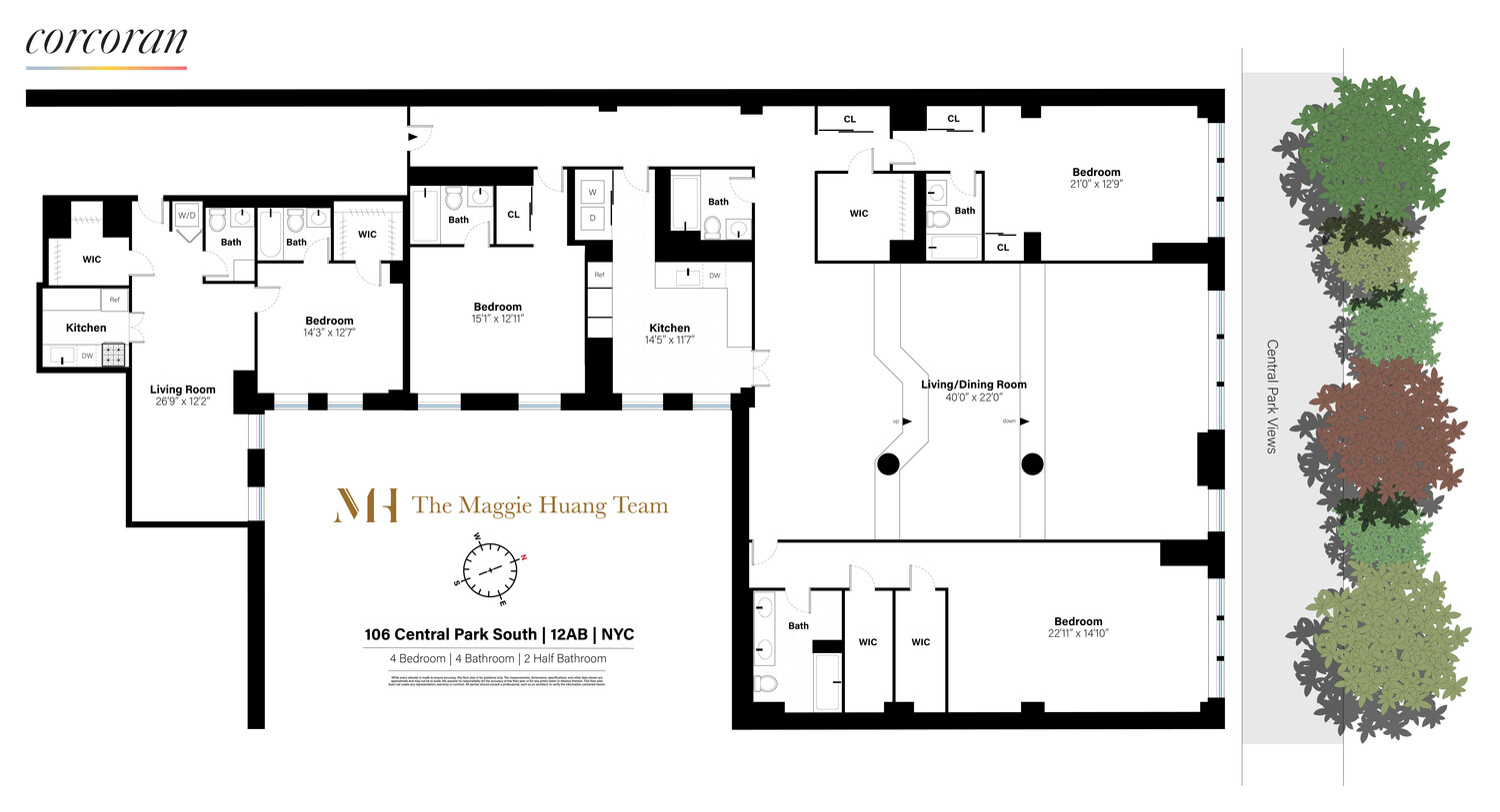 106 Central Park South 12AB Central Park South New York NY 10019