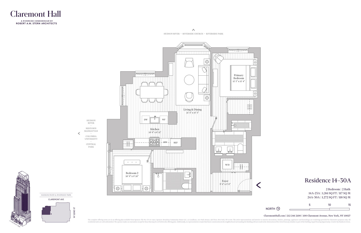 100 Claremont Avenue 16A Morningside Heights New York NY 10027