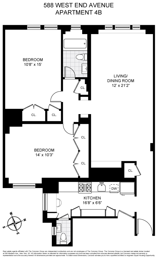 588 West End Avenue Upper West Side New York NY 10024