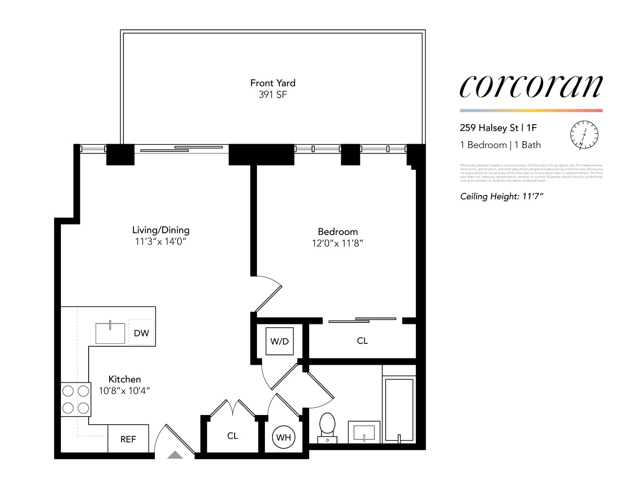259 Halsey Street 1F Bedford Stuyvesant Brooklyn NY 11216