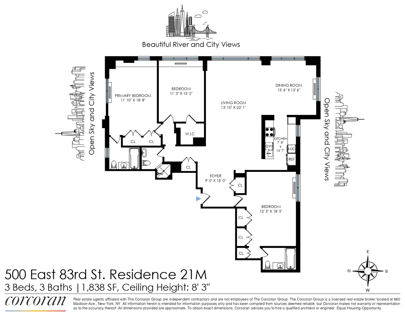 500 East 83rd Street 21M Upper East Side New York NY 10028