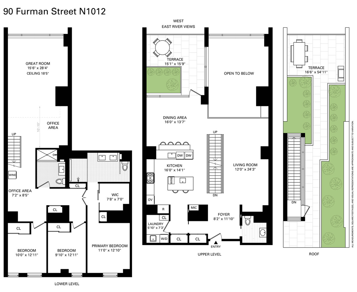 90 Furman Street N1012 Fulton Ferry Brooklyn NY 11201