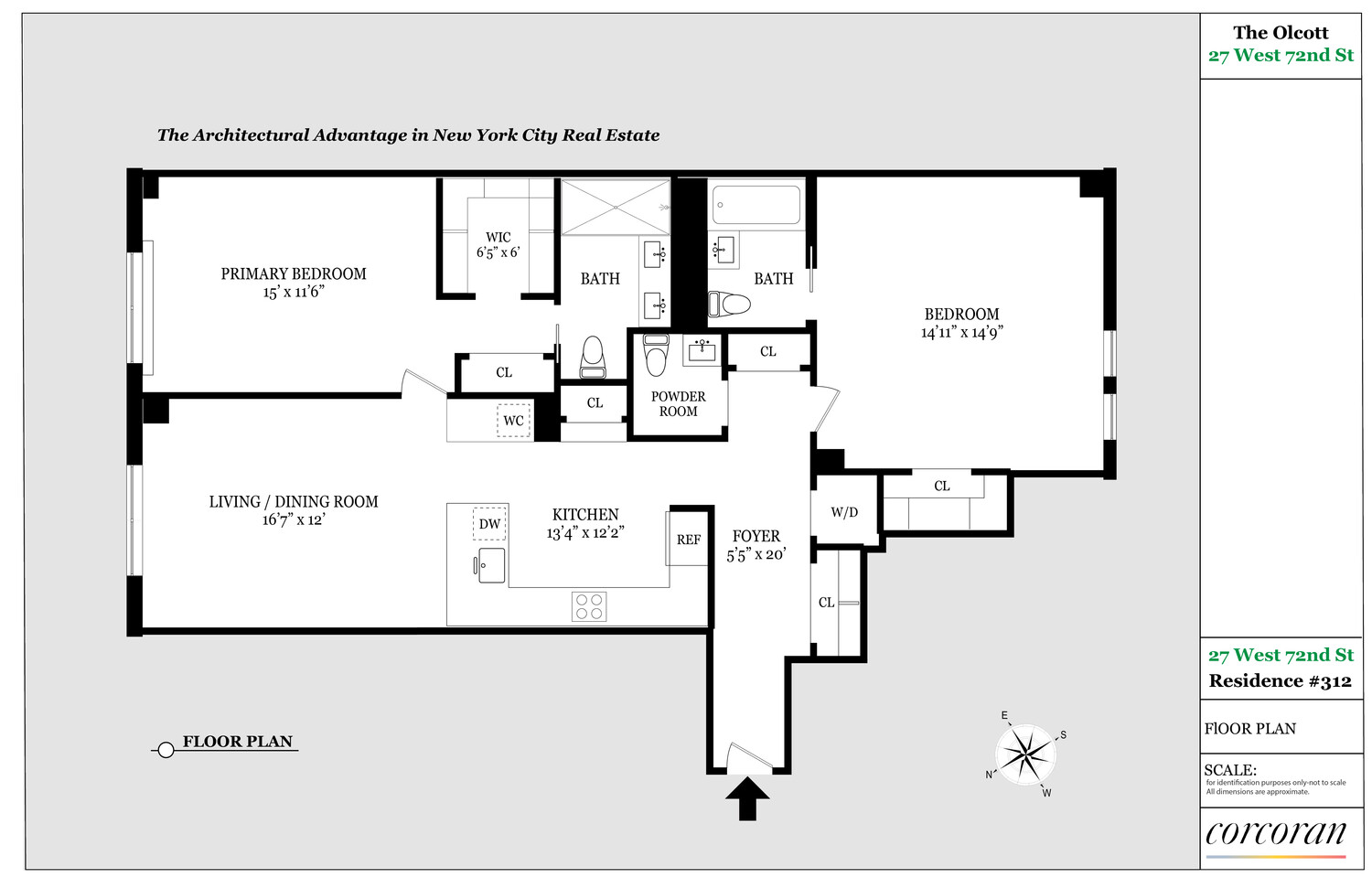 27 West 72nd Street 312 Upper West Side New York NY 10023