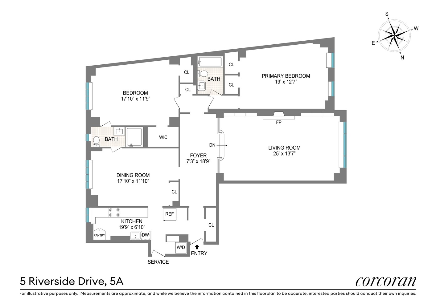 5 Riverside Drive 5A Upper West Side New York NY 10023