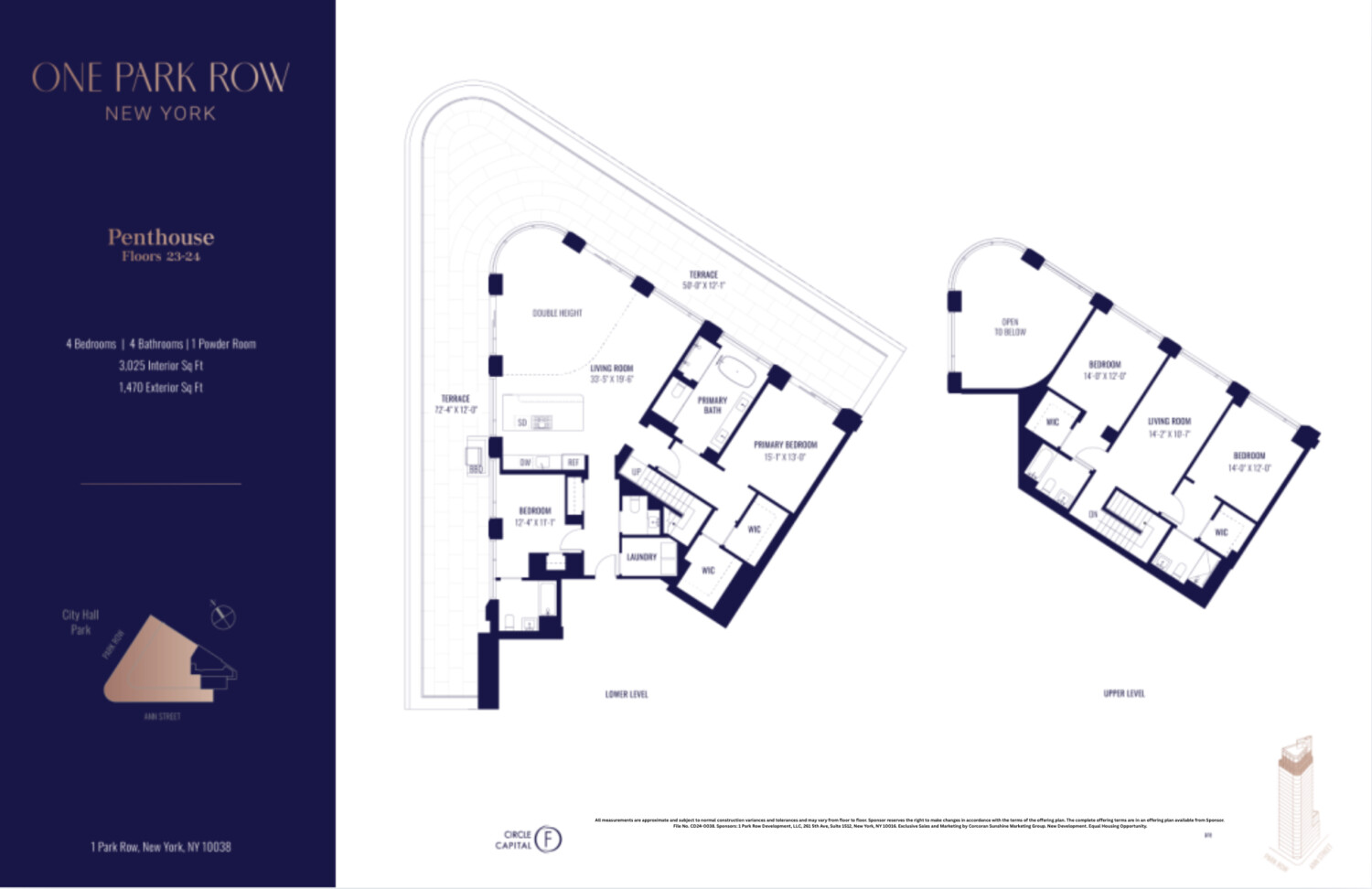 1 Park Row Financial District New York NY 10038