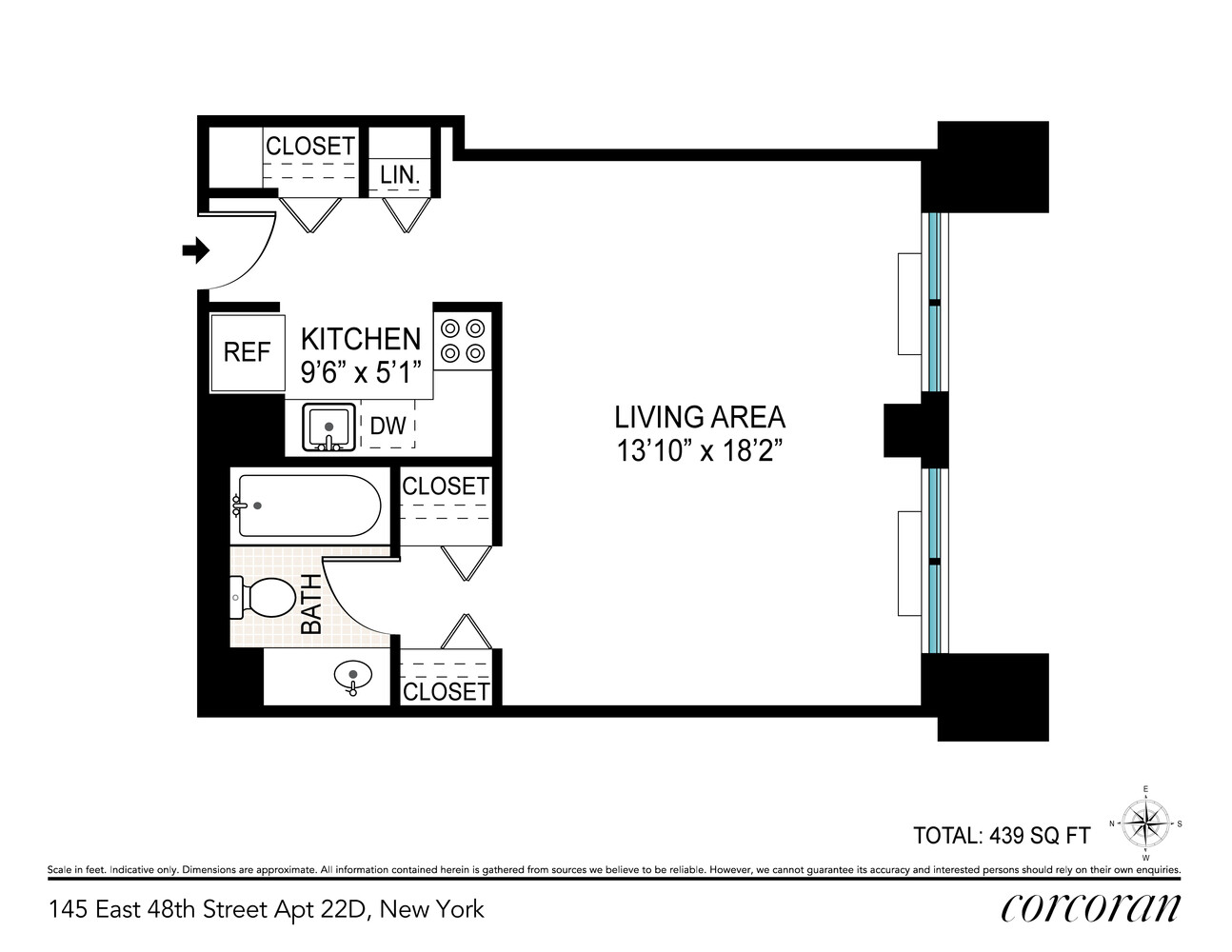 145 East 48th Street 22D Turtle Bay New York NY 10017