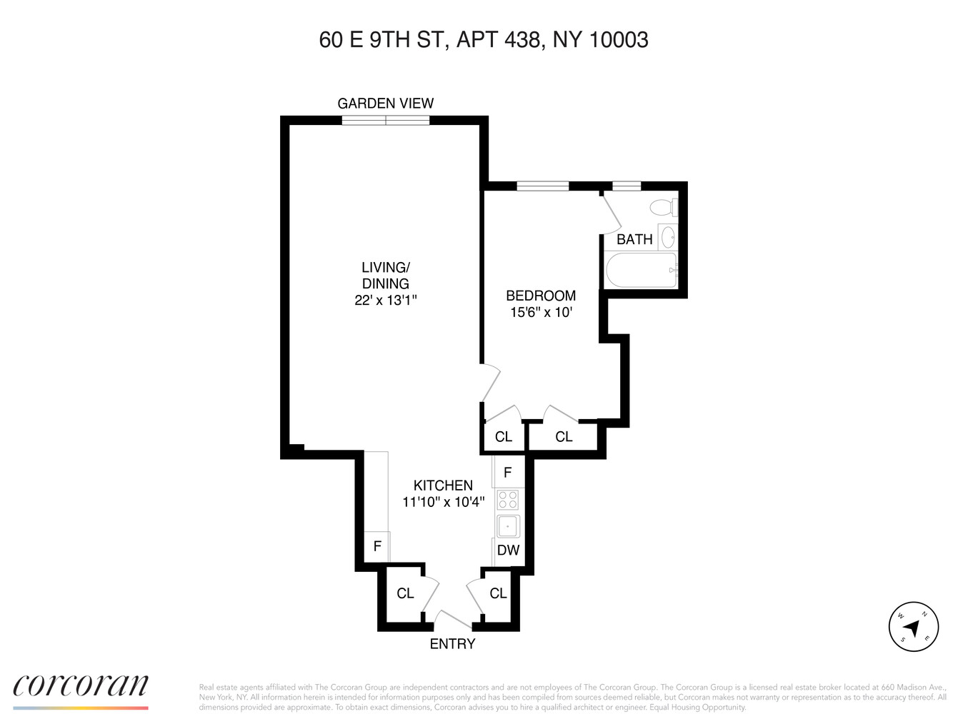 60 East 9th Street 438 Greenwich Village New York NY 10003