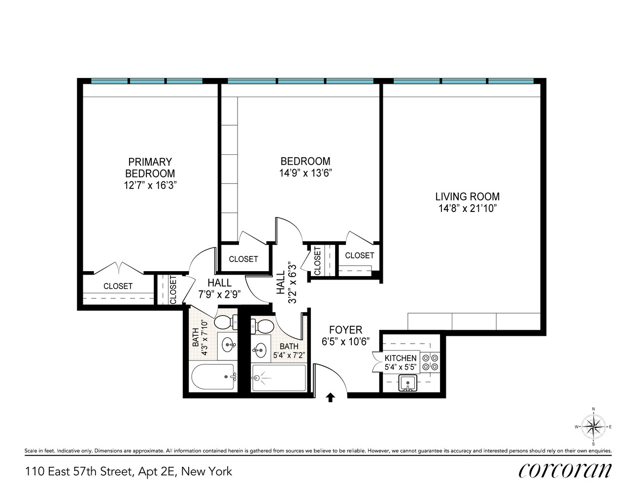 110 East 57th Street 2E Midtown East New York NY 10022