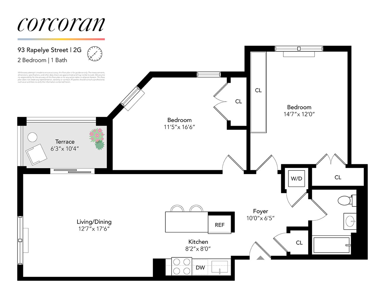 93 Rapelye Street 2G Carroll Gardens Brooklyn NY 11231