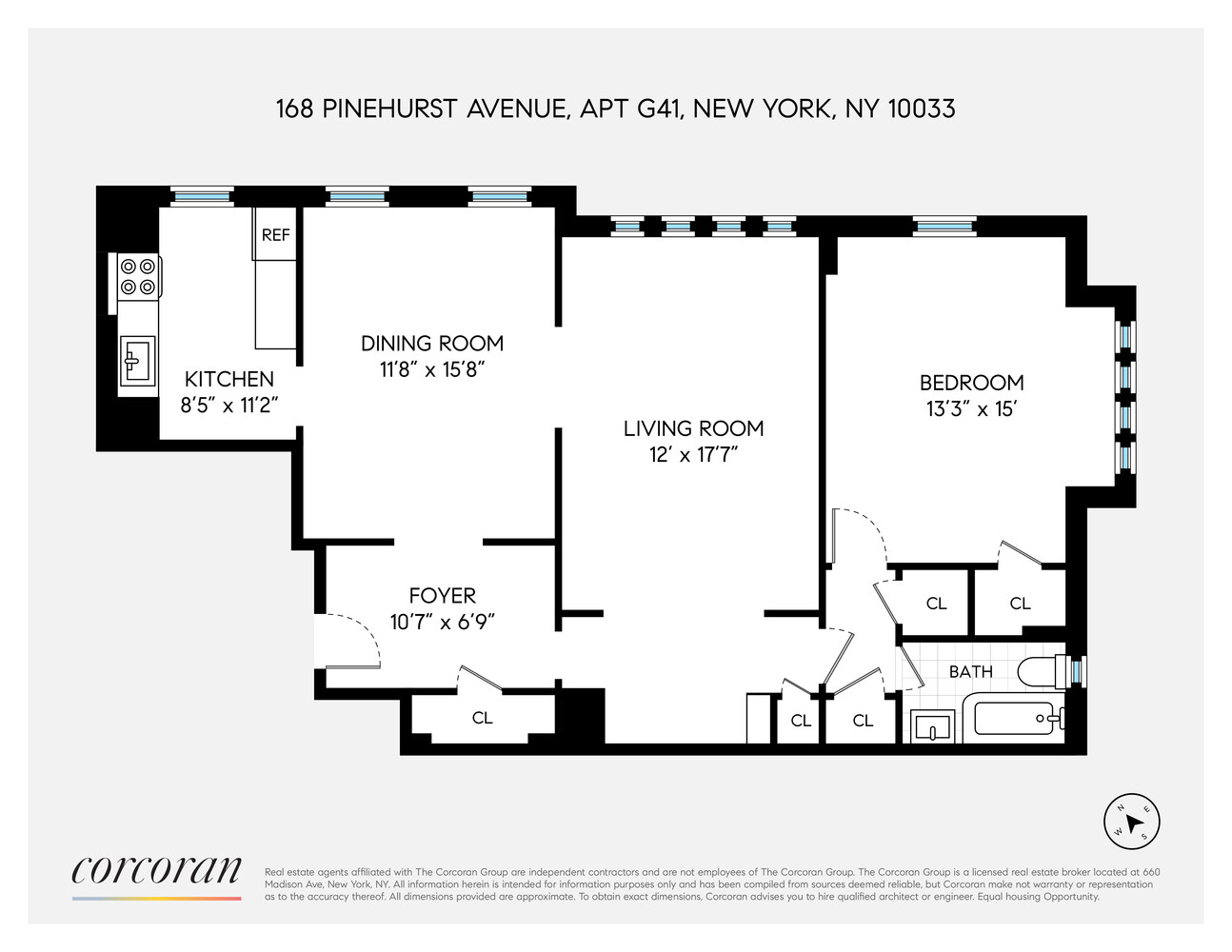 116 Pinehurst Avenue G41 Hudson Heights New York NY 10033