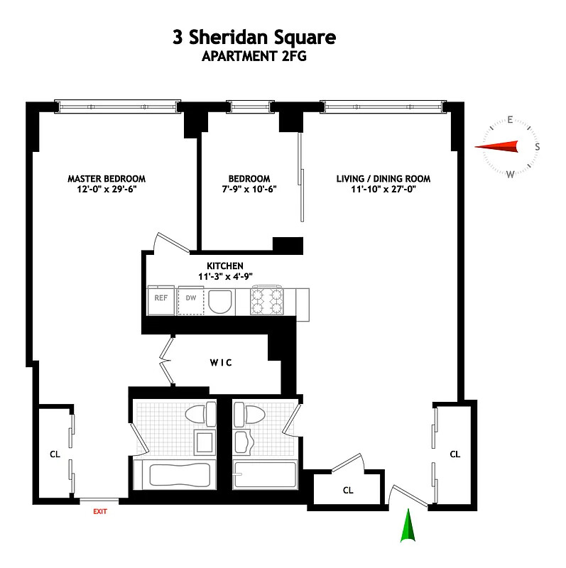 3 Sheridan Square 2FG Greenwich Village New York NY 10014