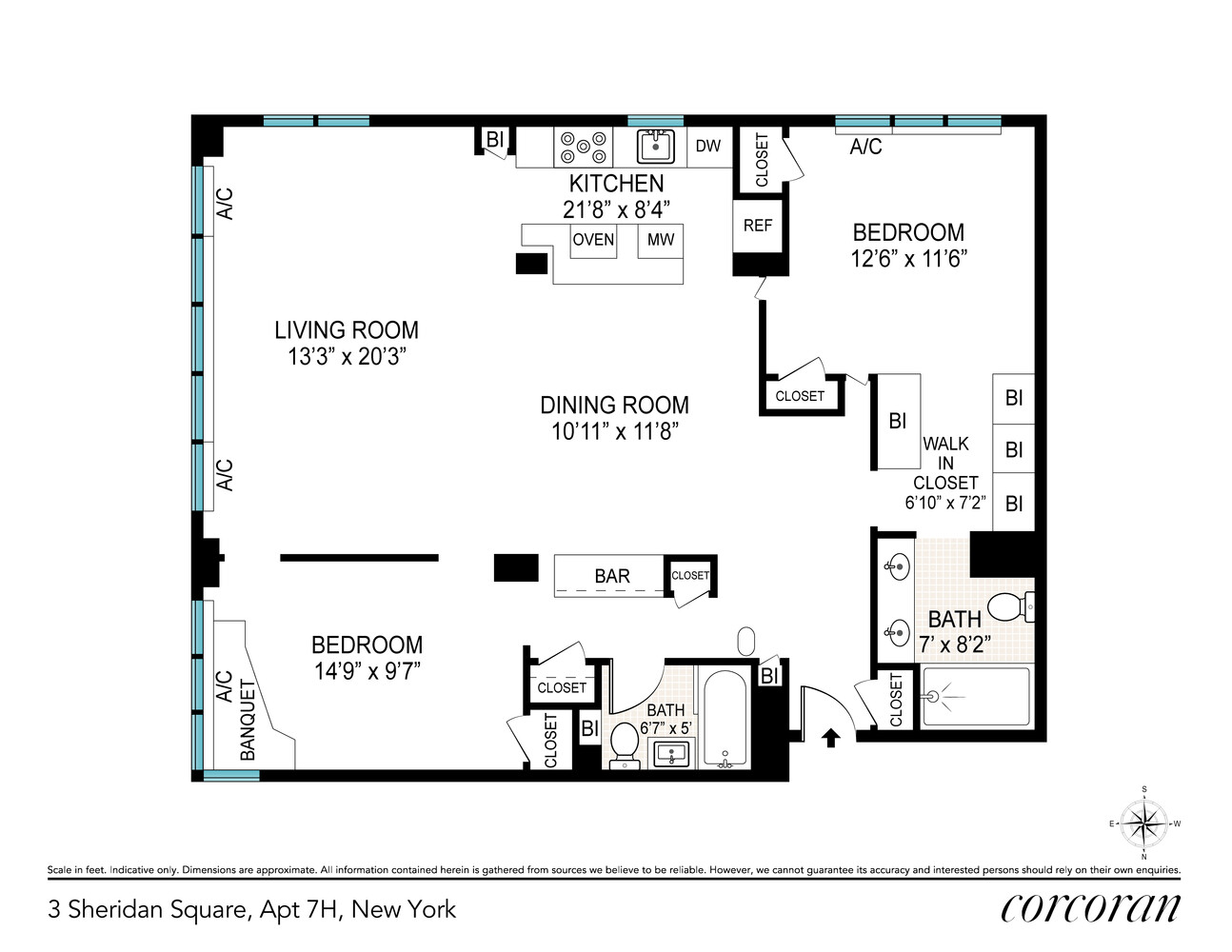 3 Sheridan Square 7H Greenwich Village New York NY 10014