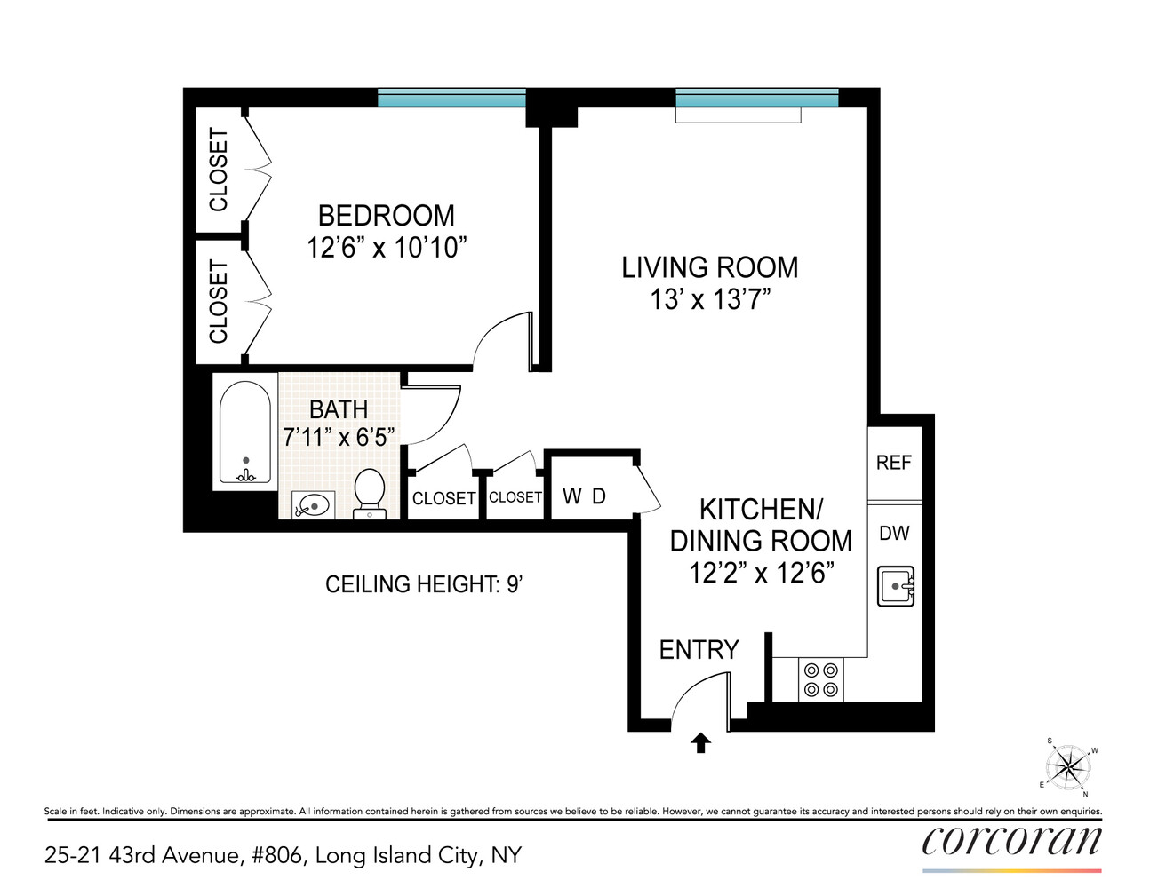 25-21 43rd Avenue 806 Long Island City Queens NY 11101