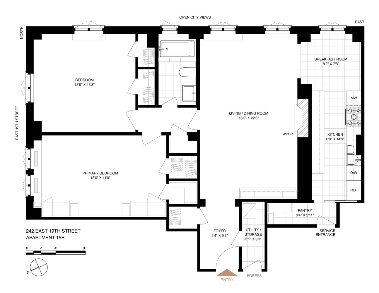 242 East 19th Street 15B Gramercy Park New York NY 10003