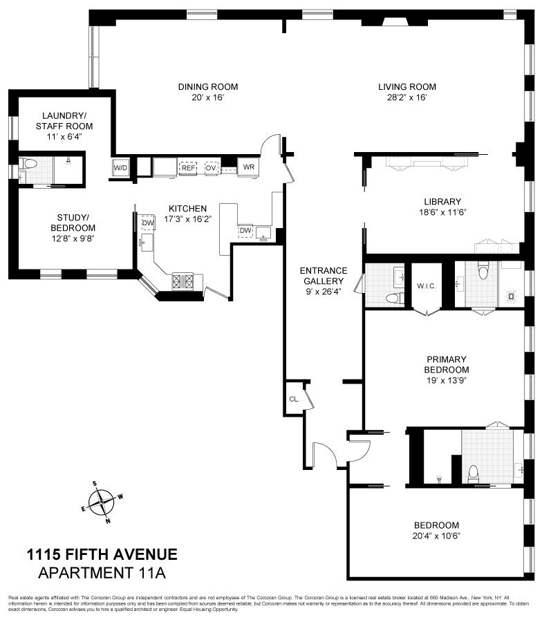 1115 Fifth Avenue 11A Carnegie Hill New York NY 10128