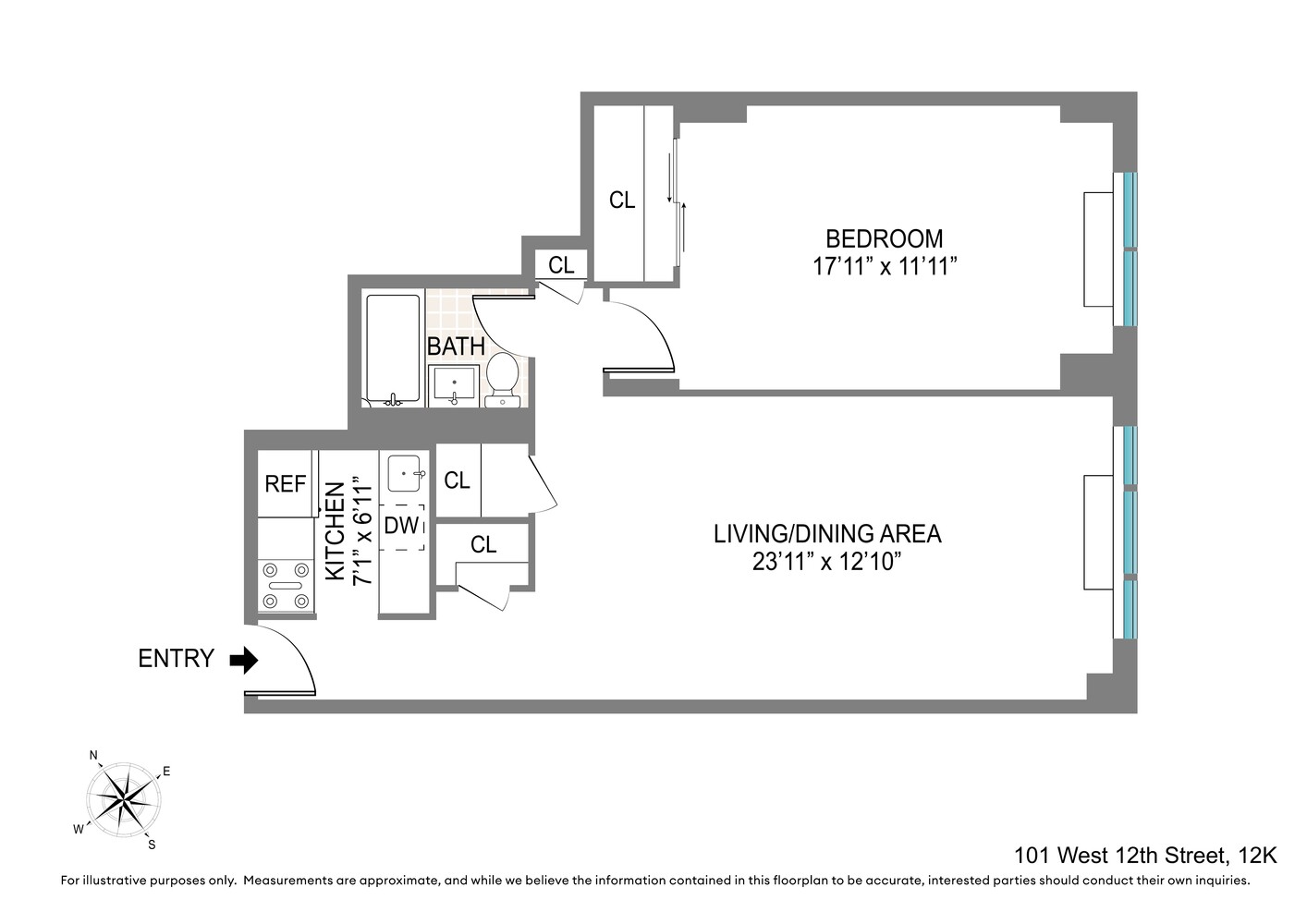 101 West 12th Street 12K Greenwich Village New York NY 10011