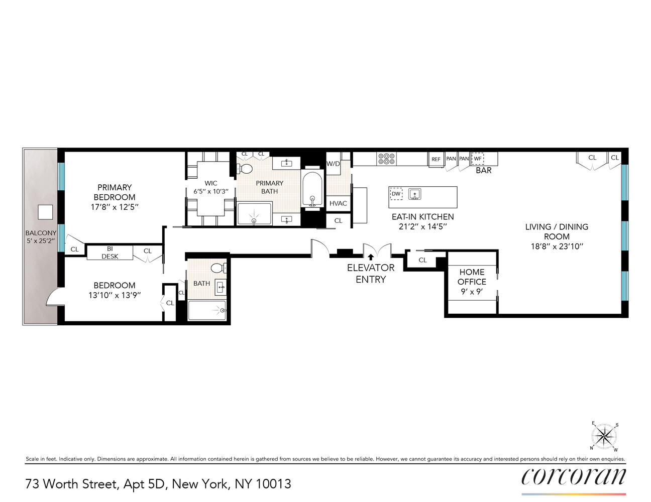 73 Worth Street 5D Tribeca New York NY 10013