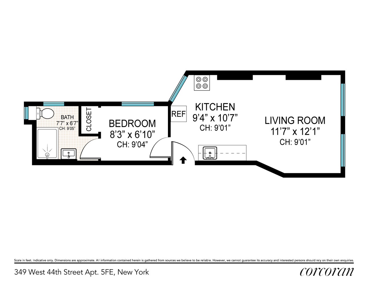 349 West 44th Street 5FE Clinton New York NY 10036