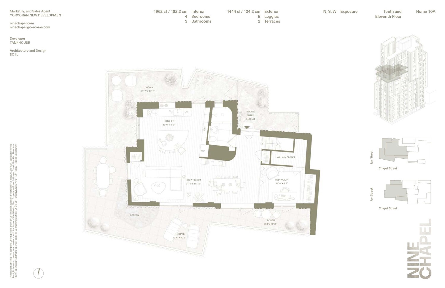 9 Chapel Street 10A Downtown Brooklyn NY 11201