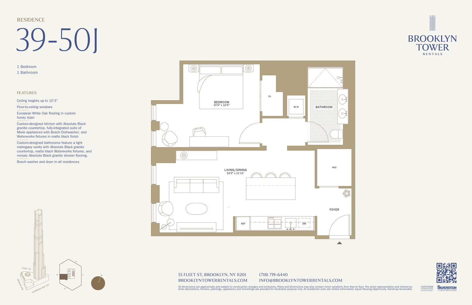 55 Fleet Street 42J Downtown Brooklyn NY 11201