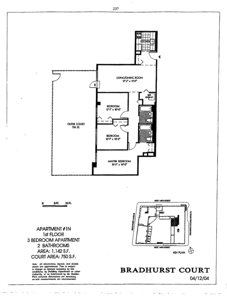 300 West 145th Street 1N West Harlem New York NY 10039