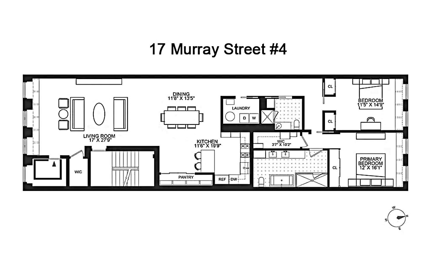 17 Murray Street 4FL Tribeca New York NY 10007
