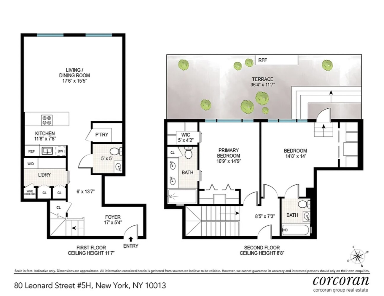 80 Leonard Street 5H Tribeca New York NY 10013