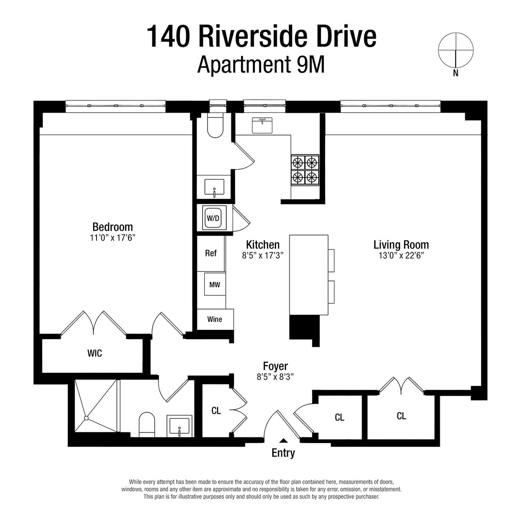140 Riverside Drive 9M Upper West Side New York NY 10024