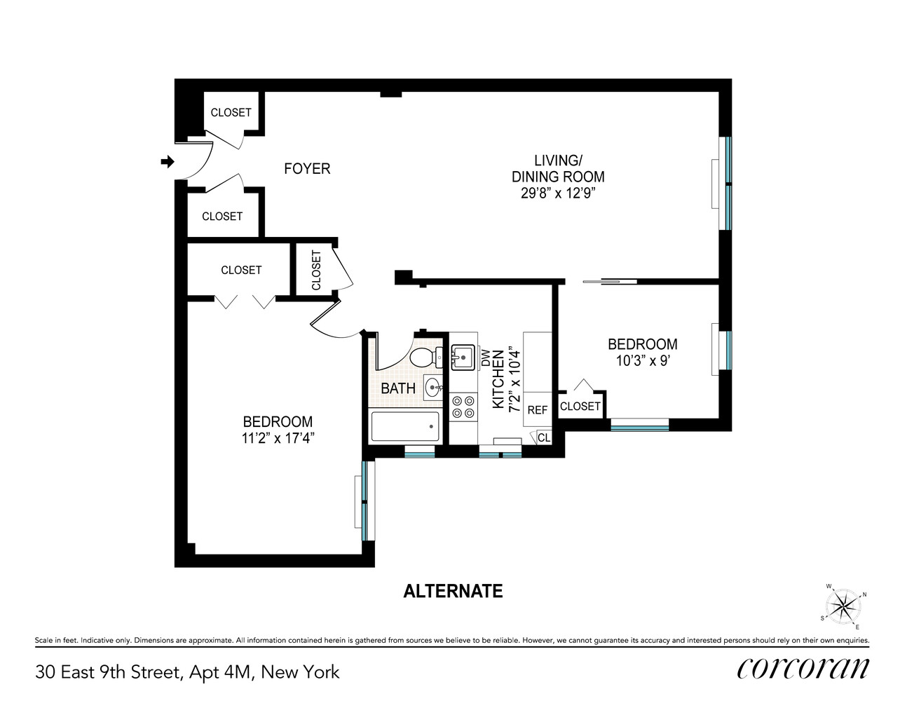 30 East 9th Street 4M Greenwich Village New York NY 10003