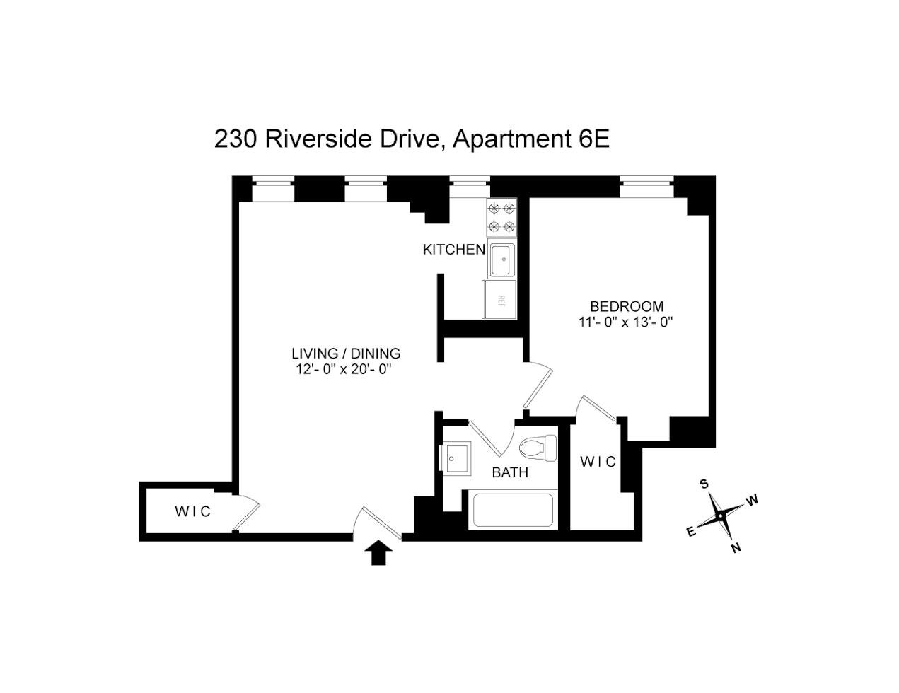 230 Riverside Drive 6E Upper West Side New York NY 10025