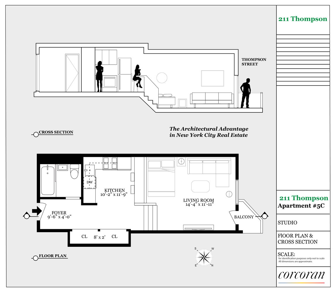 211 Thompson Street 5C Greenwich Village New York NY 10012