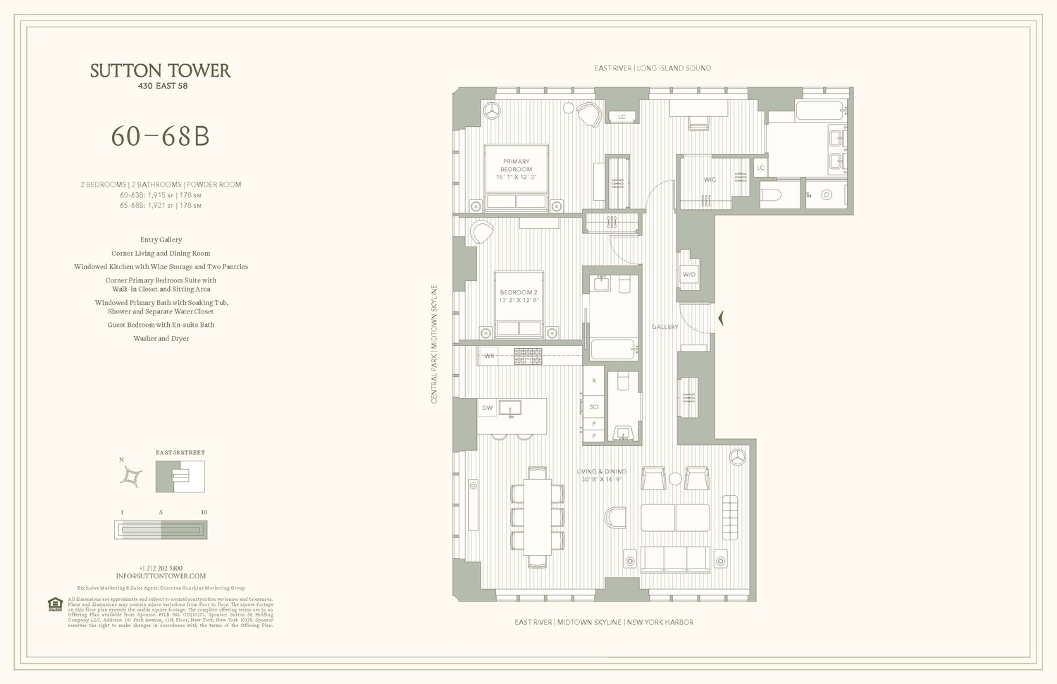 430 East 58th Street 60B Sutton Place New York NY 10022