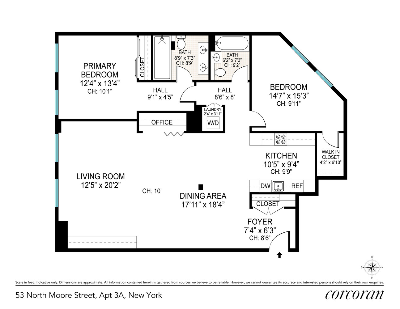 53 North Moore Street 3A Tribeca New York NY 10013