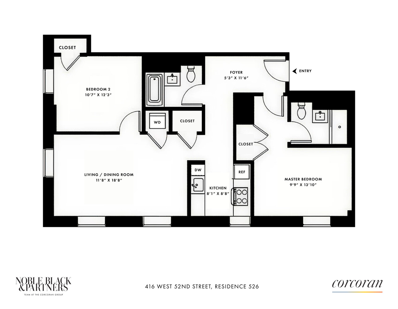 416 West 52nd Street 526 Clinton New York NY 10019