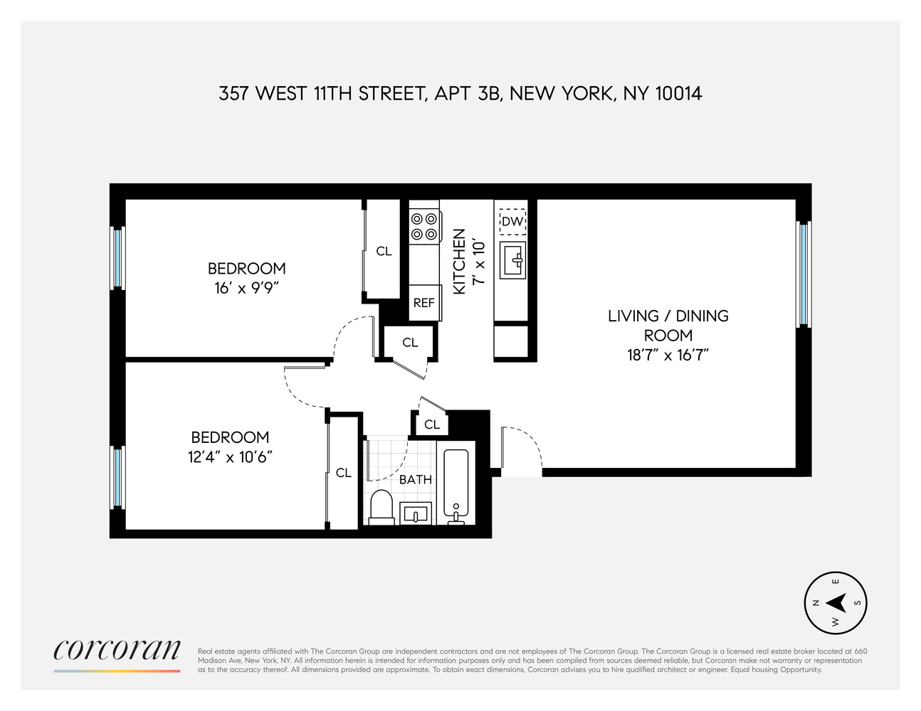 357 West 11th Street W. Greenwich Village New York NY 10014