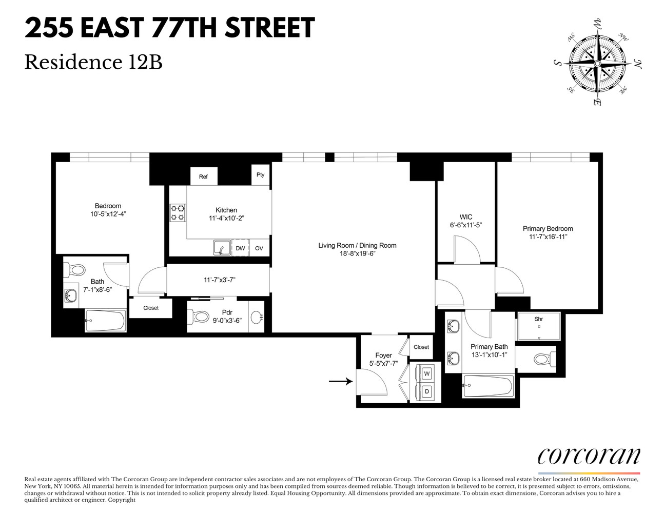 255 East 77th Street 12B Upper East Side New York NY 10075
