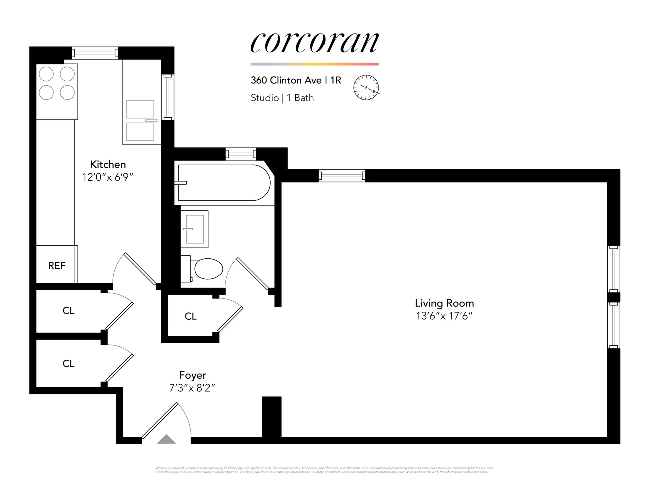 360 Clinton Avenue 1R Clinton Hill Brooklyn NY 11205