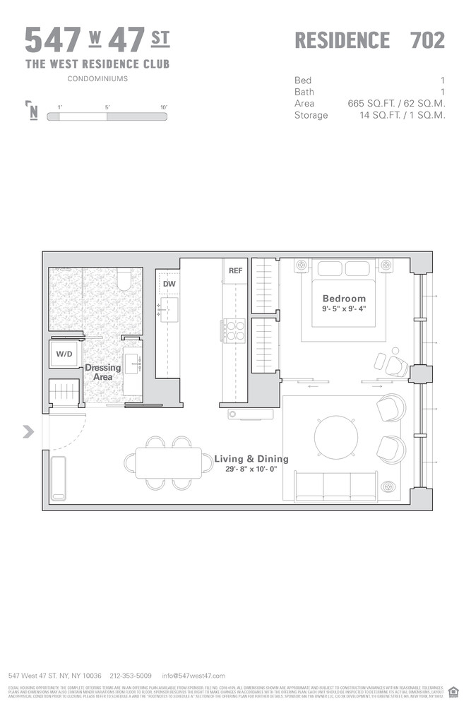 547 West 47th Street Clinton New York NY 10036