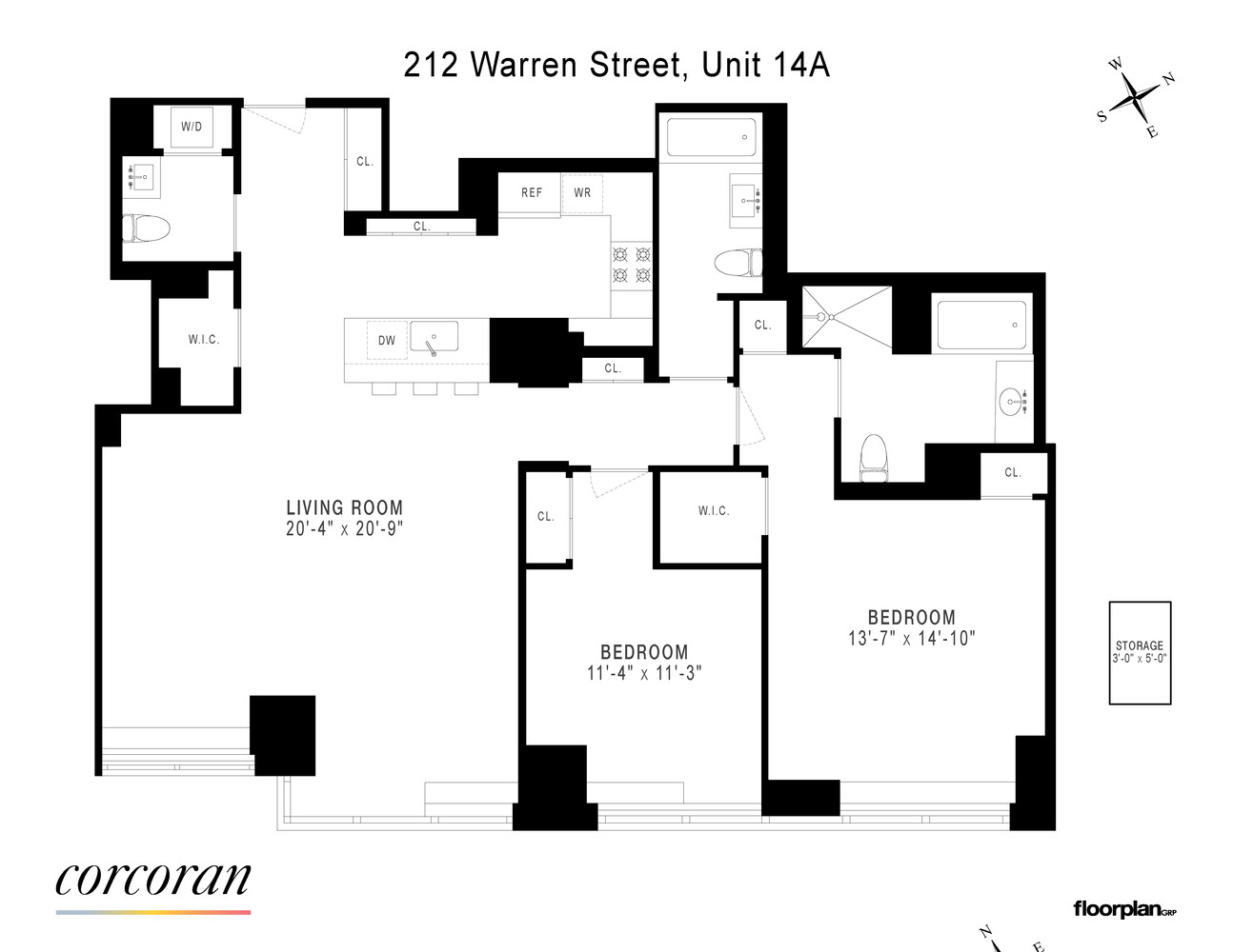 212 Warren Street Battery Park City New York NY 10282