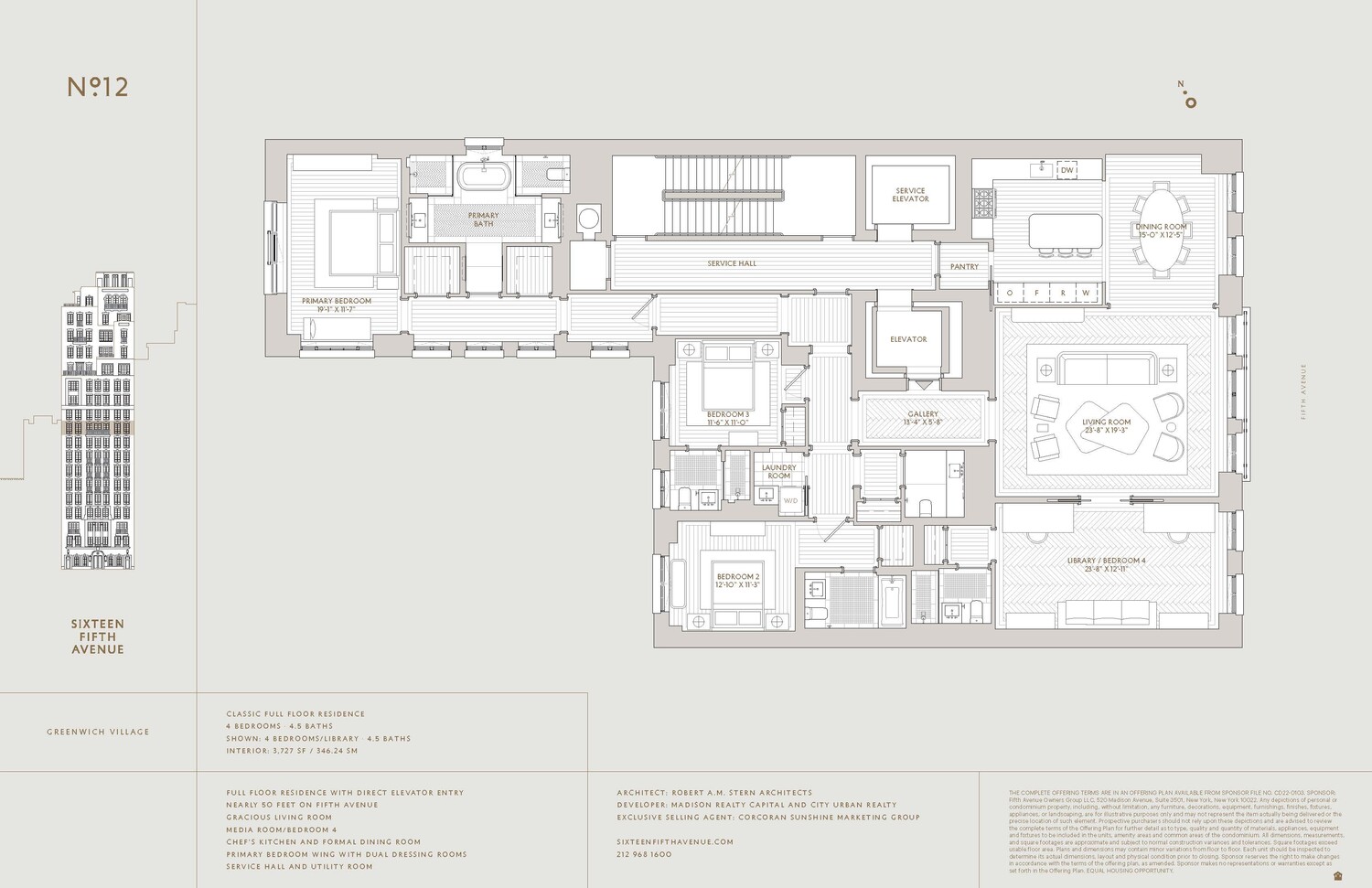 16 Fifth Avenue 12 Greenwich Village New York NY 10011