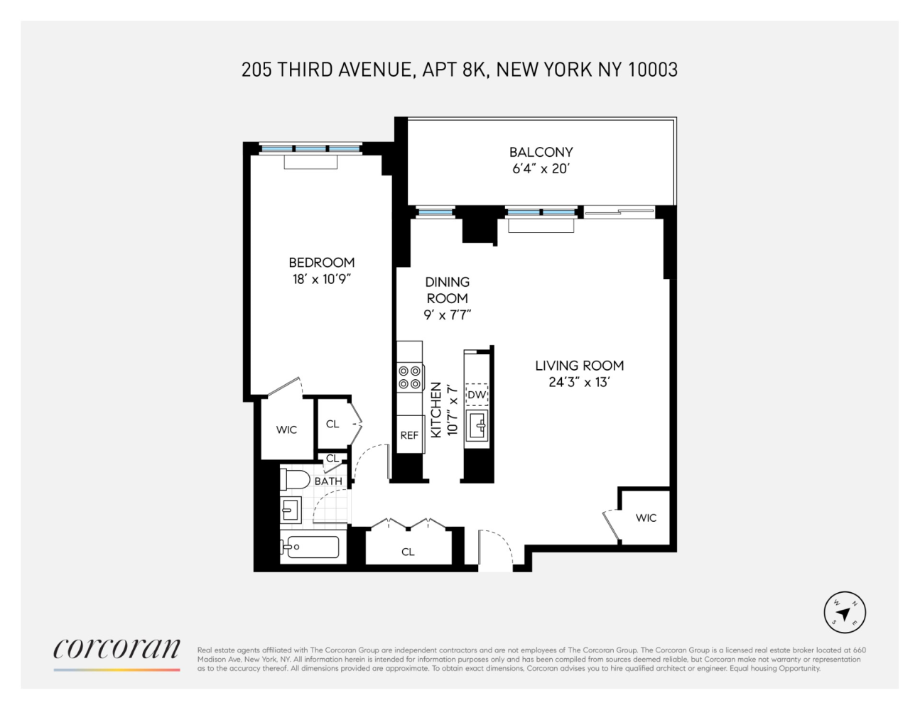 205 Third Avenue 8K Gramercy Park New York NY 10003