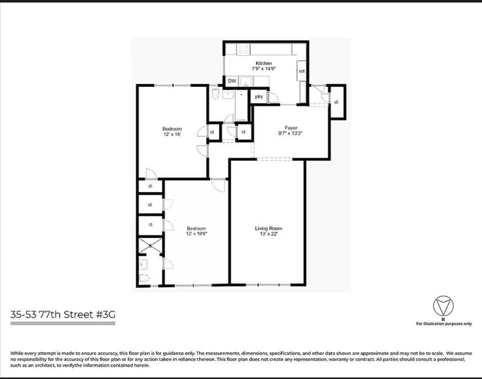 35-53 77th Street 3G Jackson Heights Queens NY 11372