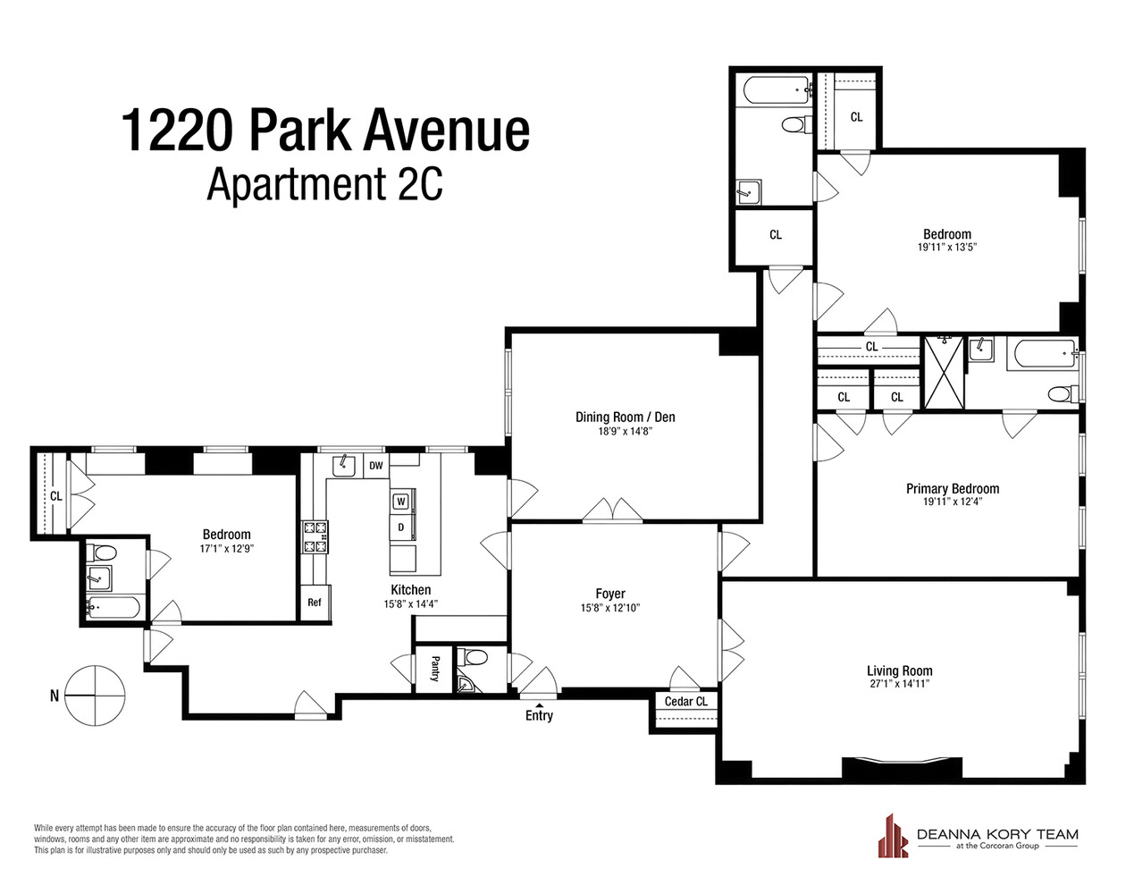 1220 Park Avenue 2C Carnegie Hill New York NY 10128