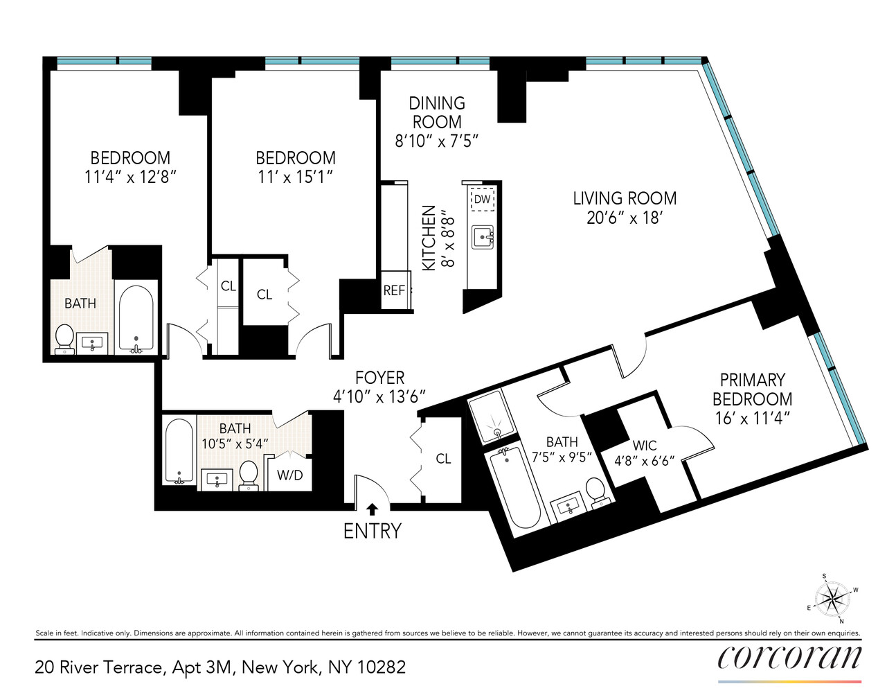 20 River Terrace 3M Battery Park City New York NY 10282