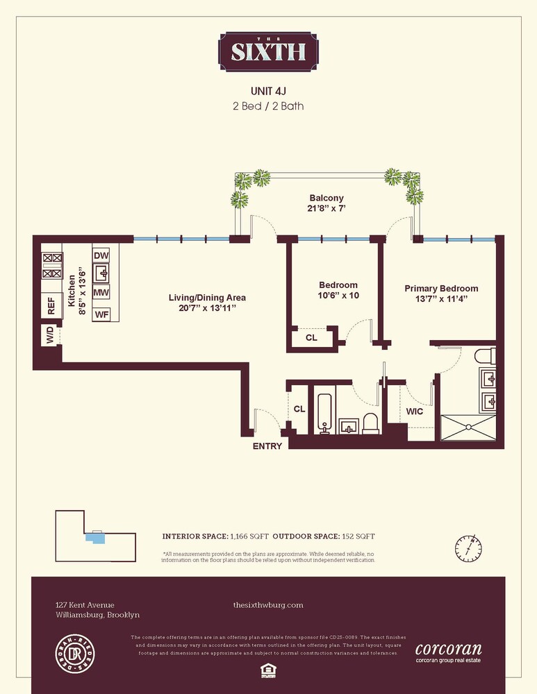 127 Kent Avenue 4J Williamsburg Brooklyn NY 11249