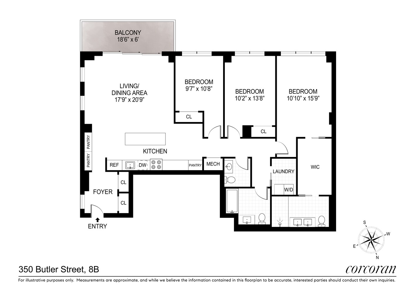 350 Butler Street 8B Park Slope Brooklyn NY 11217